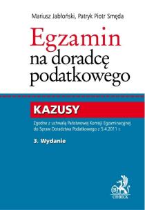 Okładka książki Egzamin na doradcę podatkowego