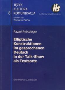 Okładka książki Elliptische Konstruktionen im gesprochenen Deutsch in der Talk-Show als Textsorte