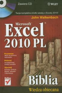Okładka książki Excel 2010 PL. Biblia  HELION