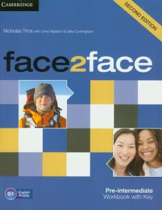 Okładka książki Face2face Pre-Intermediate Workbook with key