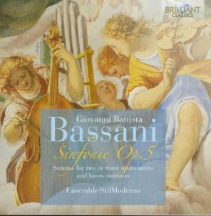 Okładka książki Giovanni Battista Bassani: Sinfonie Op. 5