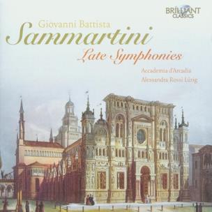 Okładka książki Giovanni Battista Sammartini Late Symphonies
