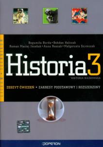 Okładka książki Historia 3 zeszyt ćwiczeń