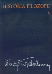 Okładka książki Historia filozofii tom 3