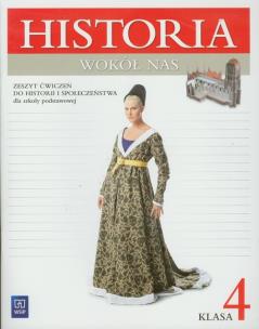 Okładka książki Historia SP Wokół nas 4 ćw. wyd.2012 NPP WSIP