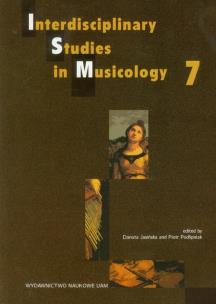 Opakowanie Interdisciplinary Studies in Musicology 7