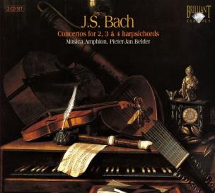 Okładka książki J. S. Bach: Concertos for 2,3 & 4 harpsichords