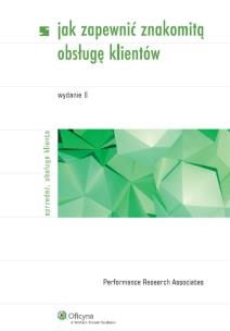 Okładka książki Jak zapewnić znakomitą obsługę klientów