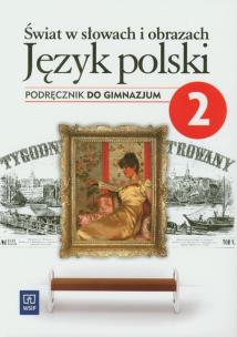 Okładka książki J.polski GIM Świat w słowach 2 podr wyd. 2012 WSIP