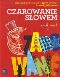 Okładka książki J.polski SP Czarowanie słowem 4 cz.1-5 podr+ćw NPP