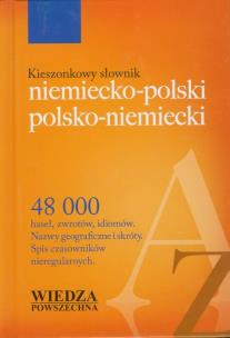 Okładka książki Kieszonkowy słownik niemiecko polski polsko niemiecki