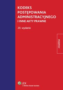 Okładka książki Kodeks postępowania administracyjnego i inne akty prawne