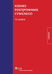 Okładka książki Kodeks postępowania cywilnego