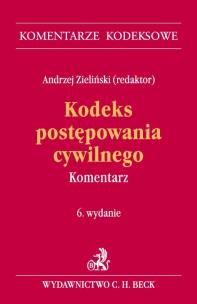 Opakowanie Kodeks postępowania cywilnego. Komentarz wyd.6