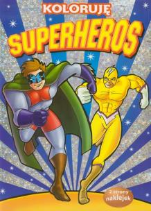 Okładka książki Koloruję - Superheros