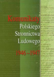 Opakowanie Komunikaty Polskiego Stronnictwa Ludowego 1946-1947