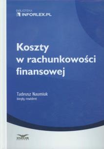 Okładka książki Koszty w rachunkowości finansowej