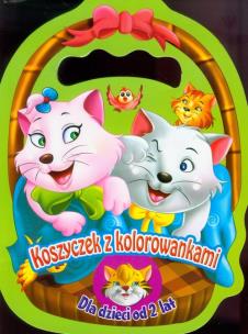 Okładka książki Koszyczek z kolorowankami - Kotki