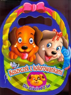 Okładka książki Koszyczek z kolorowankami - Pieski