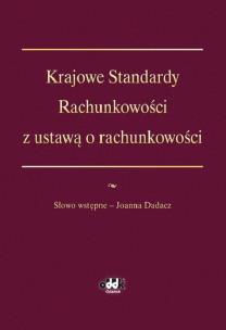 Opakowanie Krajowe Standardy Rachunkowości z ustawą o rachunkowości