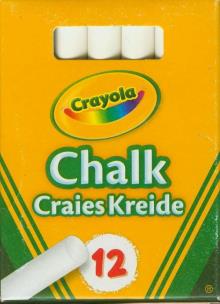 Okładka książki Kreda niepyląca biała CRAYOLA