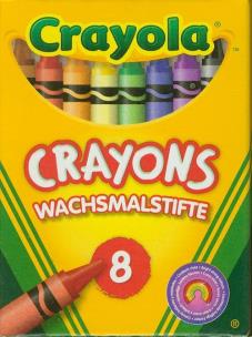 Okładka książki Kredki świecowe 8 kolorów CRAYOLA