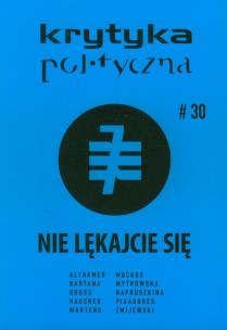 Opakowanie Krytyka polityczna 30 Nie lękajcie się