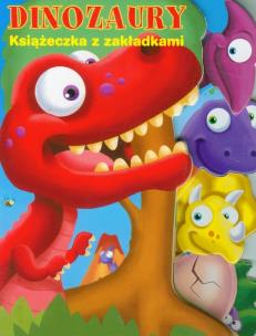 Okładka książki Książka z zakładkami - Dinozaury