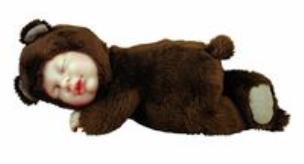 Opakowanie Lalka Anne Geddes Śpiący misiaczek