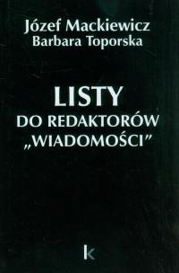 Okładka książki Listy do redaktorów 'Wiadomości'