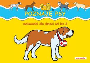 Okładka książki Malowanki - Poznaję psy  SIEDMIORÓG