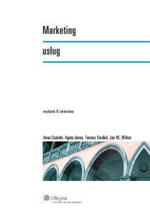 Okładka książki Marketing usług