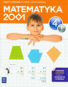 Okładka książki Matematyka SP 2001  4/1 ćw  w.2012 WSiP