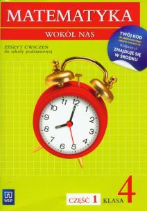 Okładka książki Matematyka SP wokół nas 4/1 ćw w.2012 WSIP