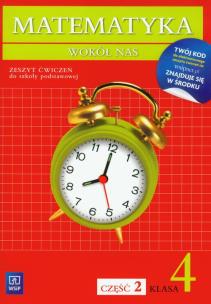 Okładka książki Matematyka SP wokół nas 4/2 ćw w.2012 WSIP