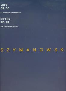 Okładka książki Mity op 30 na skrzypce i fortepian