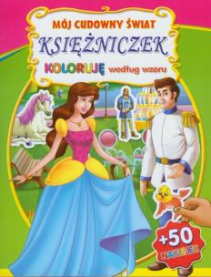 Okładka książki Mój cudowny świat księżniczek zielona