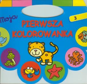 Okładka książki Moja pierwsza kolorowanka niebieska