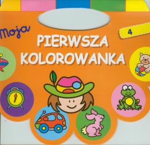 Opakowanie Moja pierwsza kolorowanka pomarańczowa