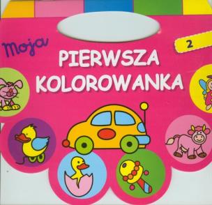 Okładka książki Moja pierwsza kolorowanka różowa