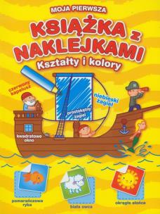 Okładka książki Moja pierwsza książka z naklejkami Kształty...