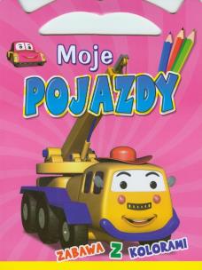 Okładka książki Moje pojazdy - różowa
