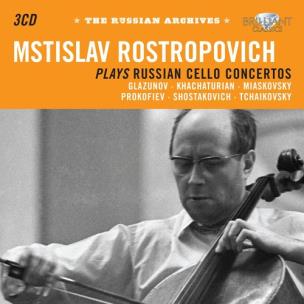 Okładka książki Mstislav Rostropovich plays Russian Cello Concertos