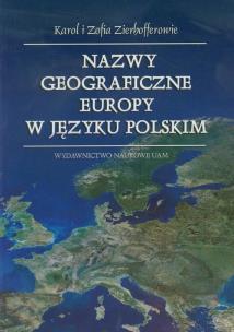 Okładka książki Nazwy geograficzne Europy w języku polskim