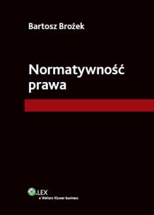 Okładka książki Normatywność prawa