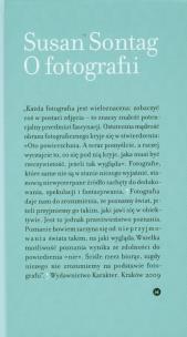 Okładka książki O fotografii