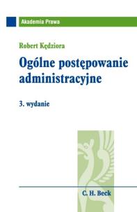 Okładka książki Ogólne postępowanie administracyjne