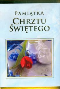 Okładka książki Pamiątka Chrztu Świętego - niebieska