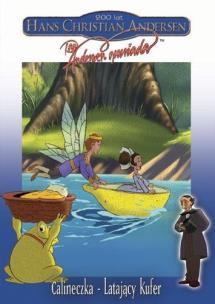Okładka książki Pan Andersen opowiada Calineczka Latający kufer