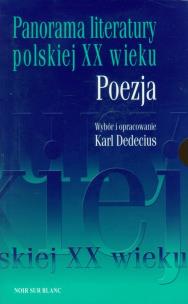 Okładka książki Panorama literatury polskiej XX wieku Poezja t.1/2